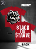 Stack Or Starve Cartoon Boy Tee