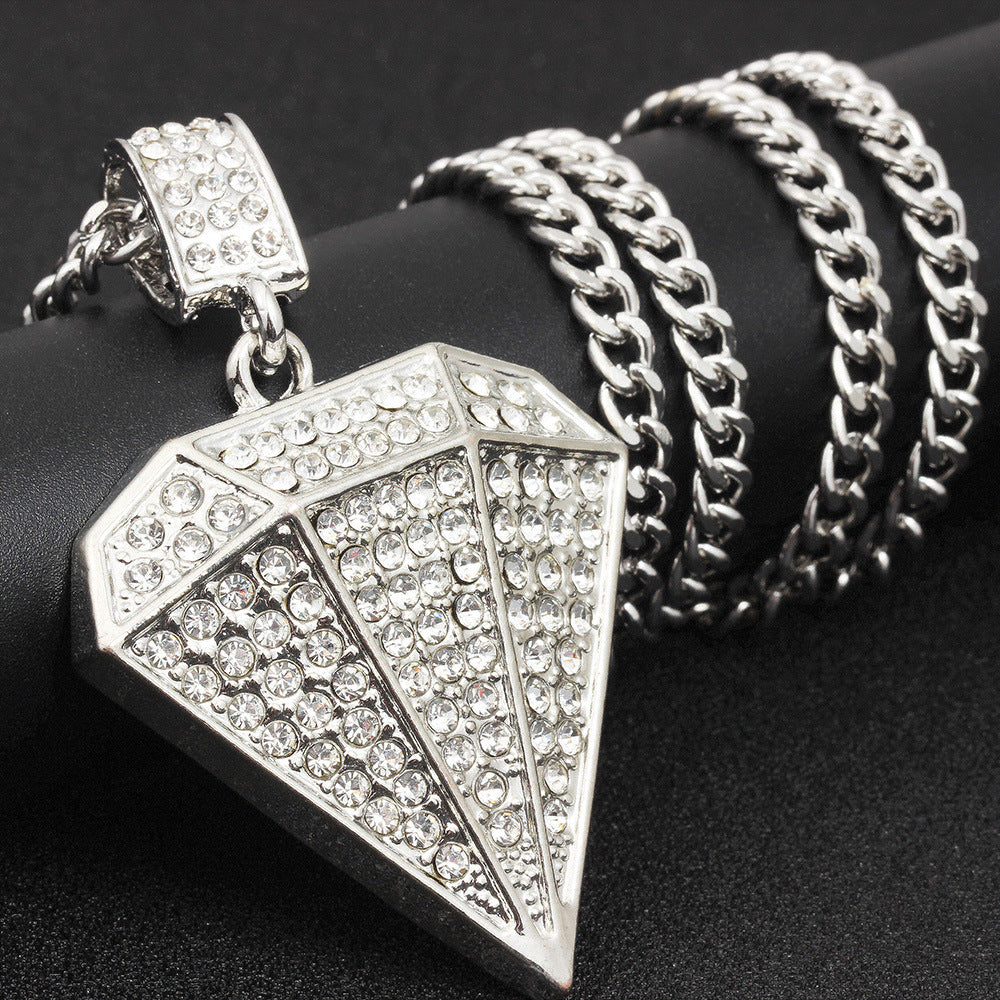 Full diamond hip-hop pendant