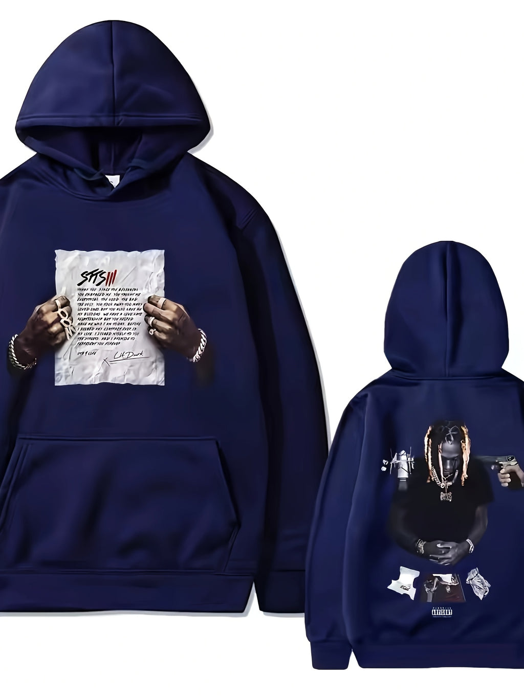 Lil Durk Social Distancing Graphic Hoodie