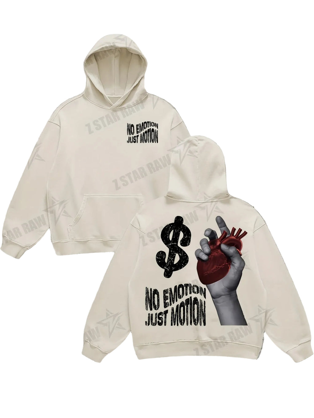 No Emotion Just Motion Hoodie