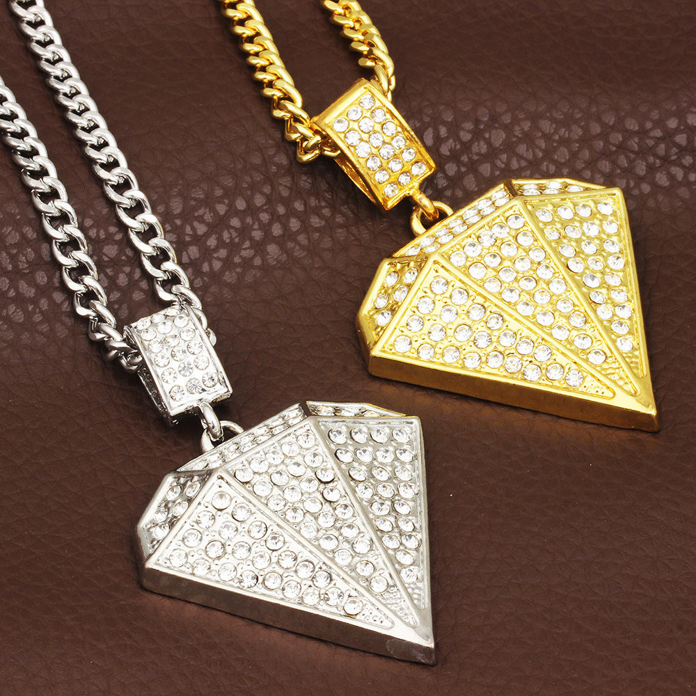 Full diamond hip-hop pendant