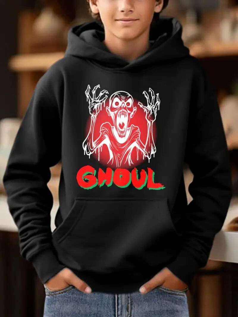 Men's Printed Hooded Sweatshirt