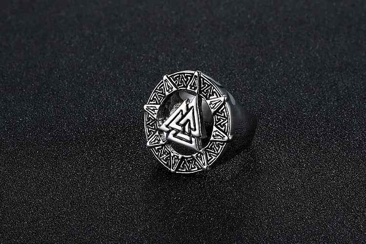 Viking warrior men's ring