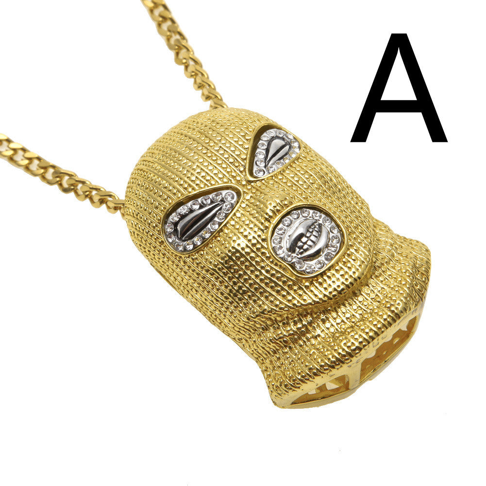 Hip Hop Men's Horror Pendant Necklace