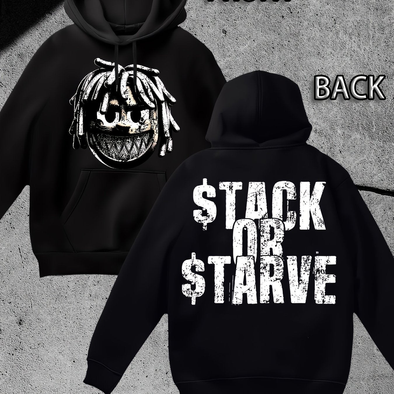 Stack Or Starve Classic Hoodie
