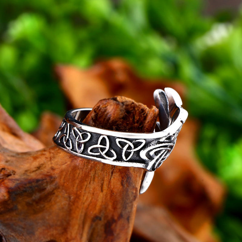 Viking Bear Claw Stainless Steel Ring