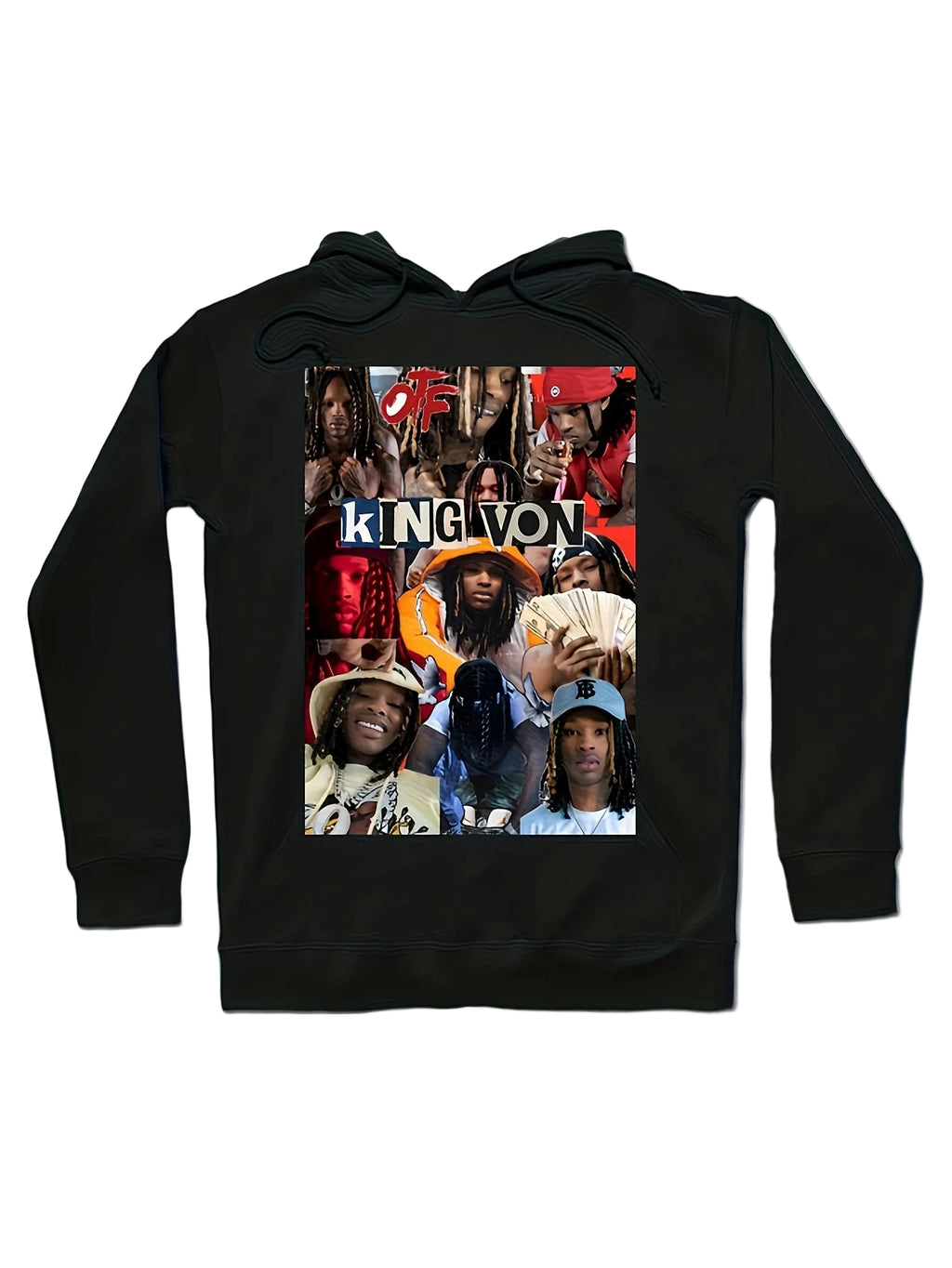 King Von Collage Hoodie