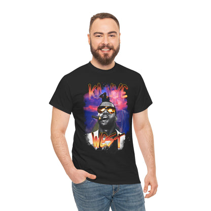 Kanye West Cigar Smokin' Graphic Hip Hop T-Shirt