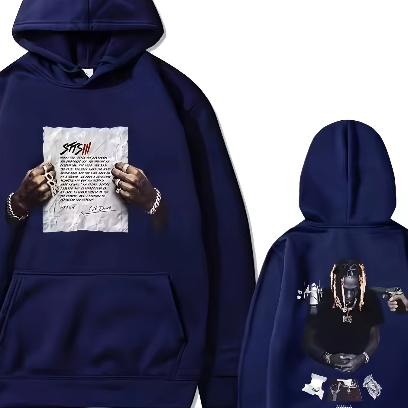 Lil Durk Social Distancing Graphic Hoodie