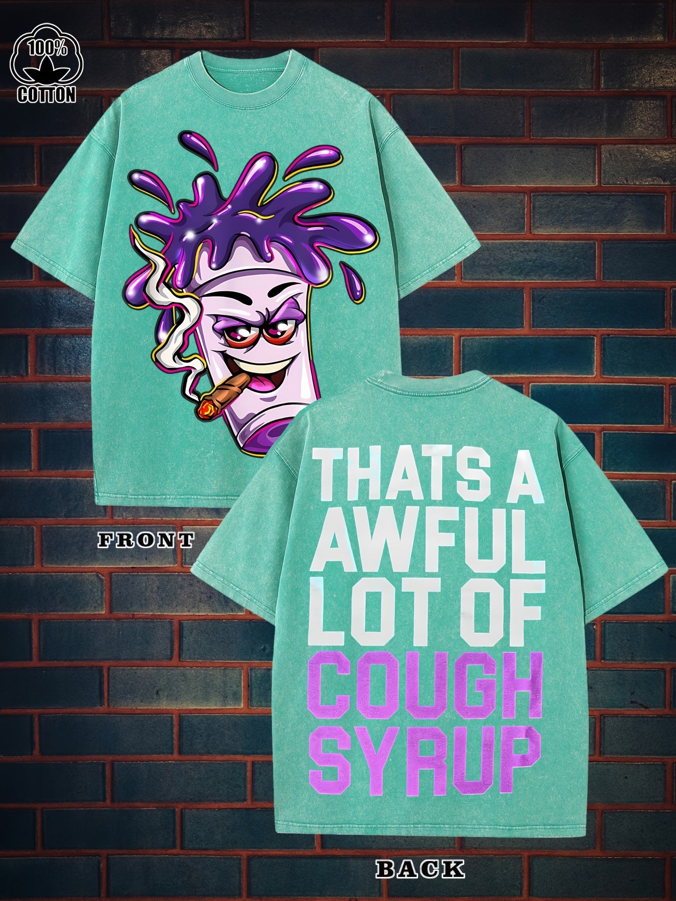 THATS AN AWFUL LOT OF COUGH SYRUP Rasta Cup Tee