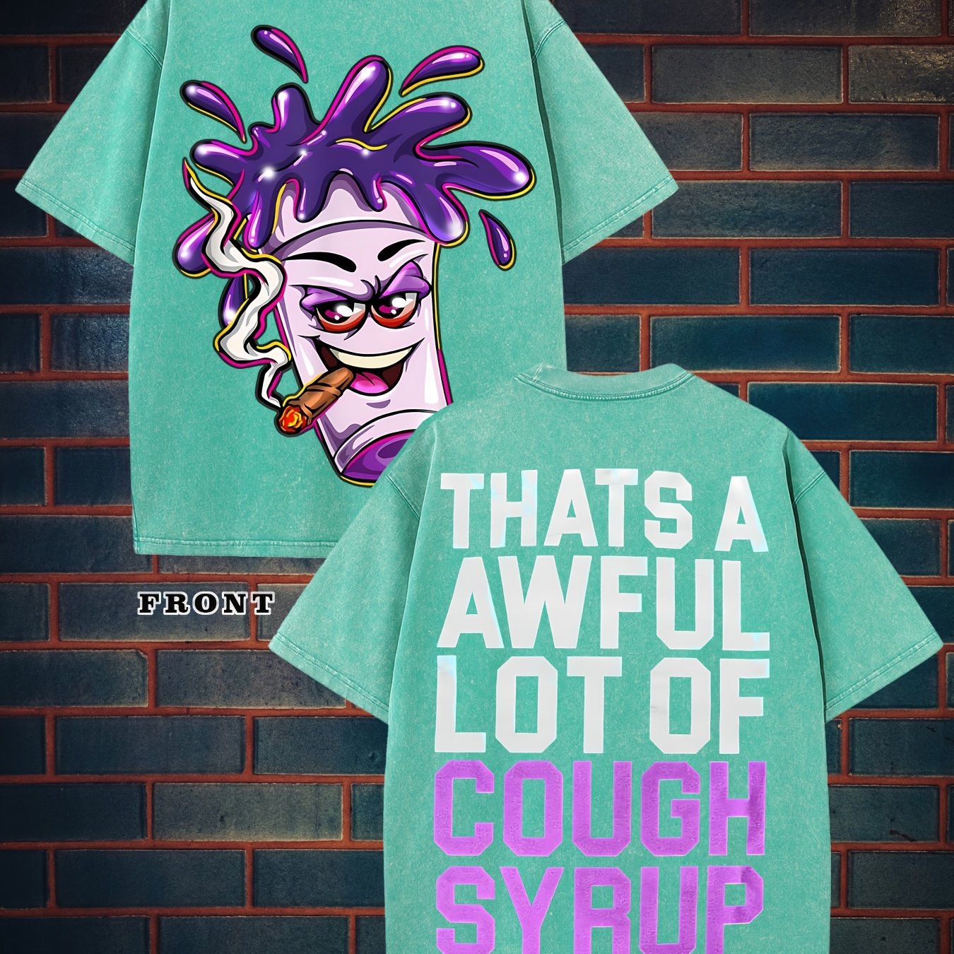 THATS AN AWFUL LOT OF COUGH SYRUP Rasta Cup Tee