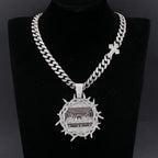 DATNEWDRIP Iced Out Thorned Last Supper Pendant