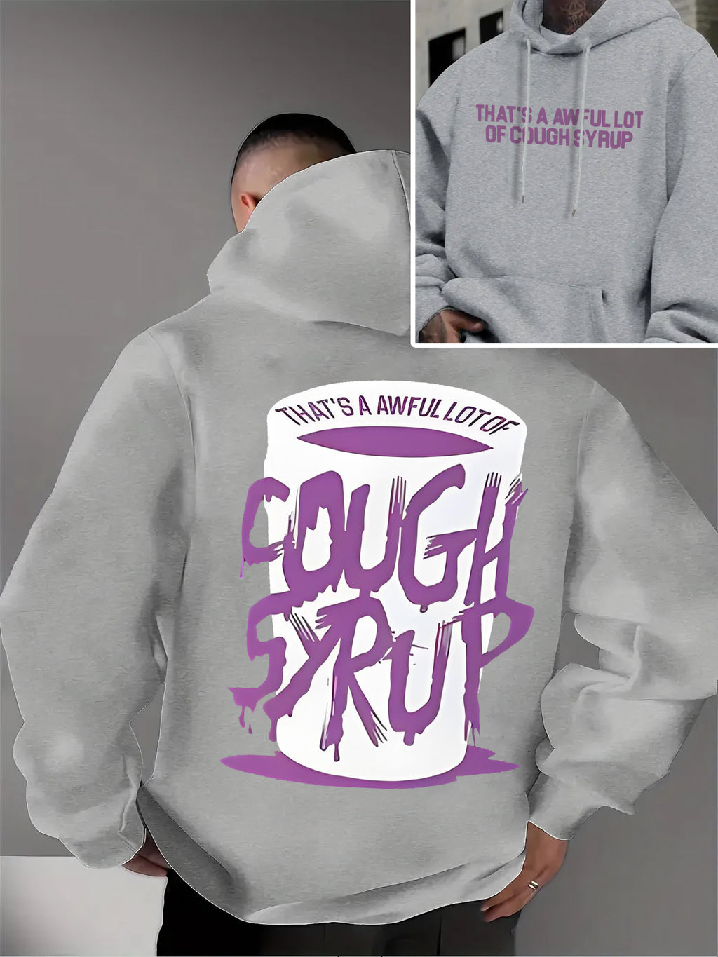 THATS A AWFUL LOT OF COUGH SYRUP Big Cup Hoodie