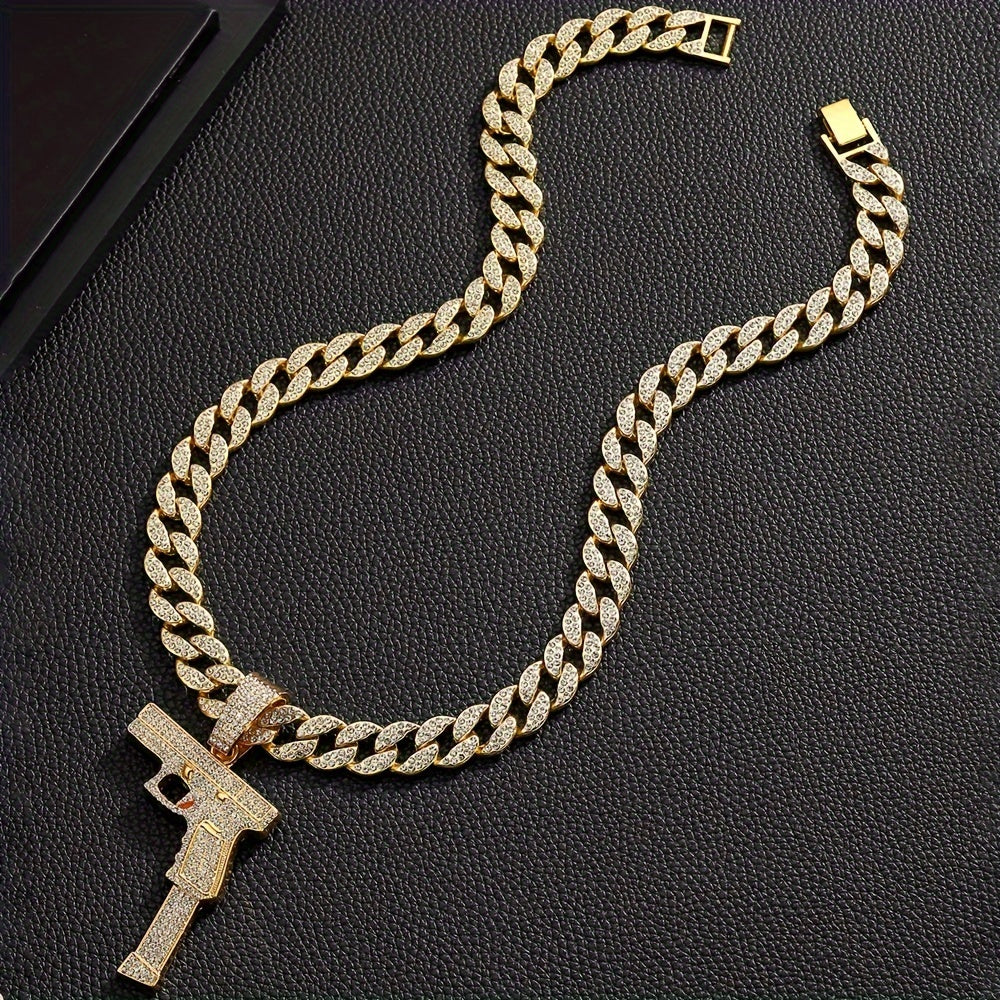 DATNEWDRIP Iced Out Extended Clip Pendant