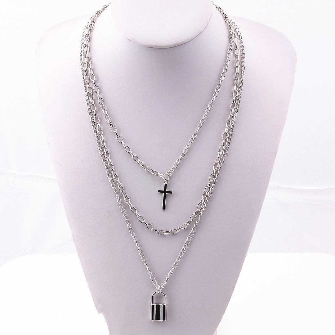 Multilayer Hip Hop Long Chain Necklace