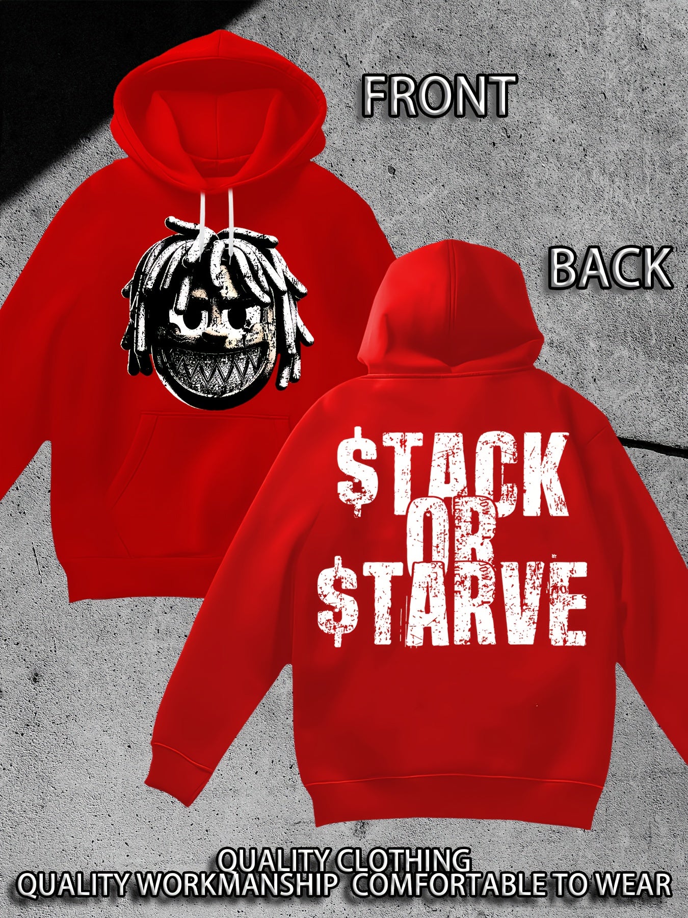 Stack Or Starve Classic Hoodie