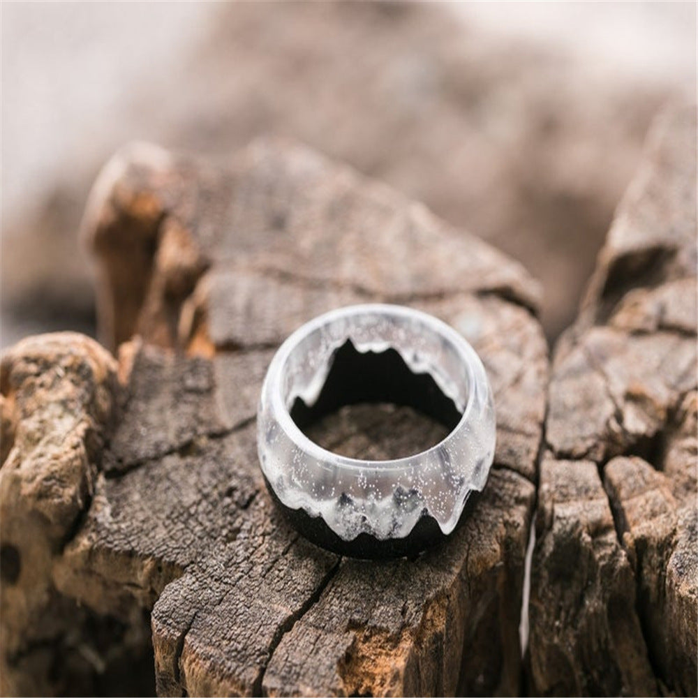 Wood Ring Characteristic Ring Resin Luminous Ring Tide