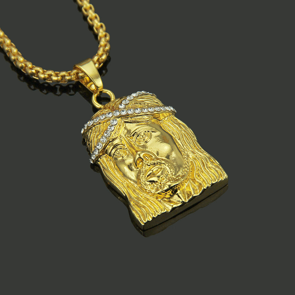 Head Portrait Hip-hop Pendant Necklace Jewelry