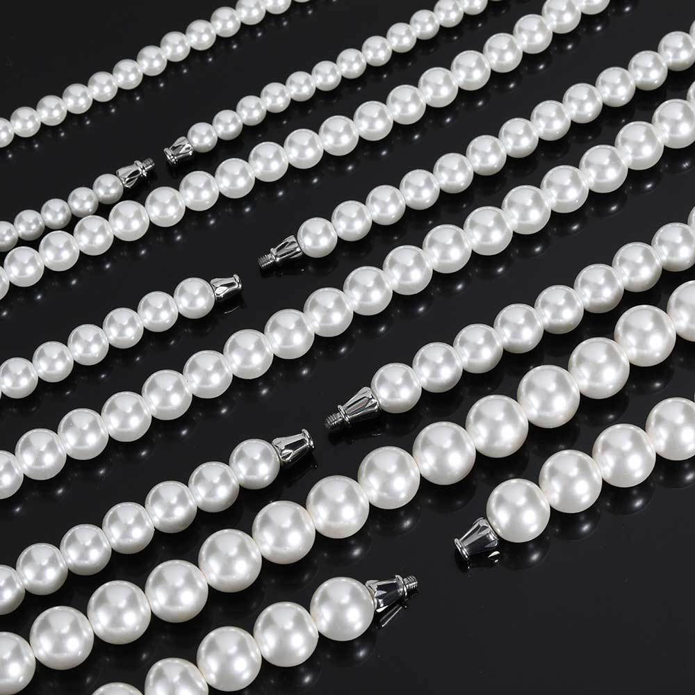 Simple High-grade Personalized Hip Hop Jewelry Pearl Necklace Ornament Women