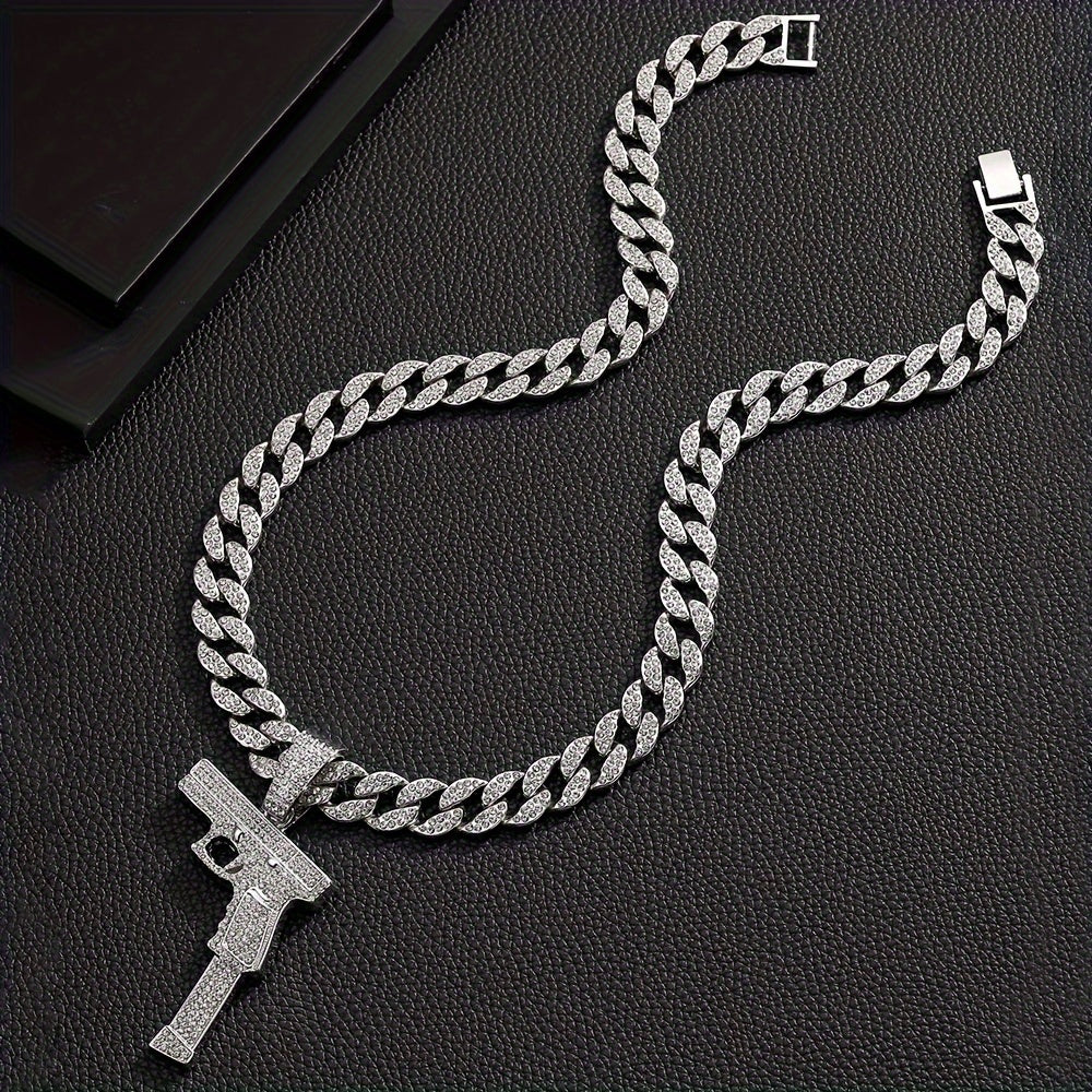 DATNEWDRIP Iced Out Extended Clip Pendant