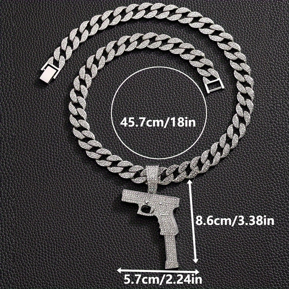 DATNEWDRIP Iced Out Extended Clip Pendant