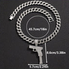 DATNEWDRIP Iced Out Extended Clip Pendant