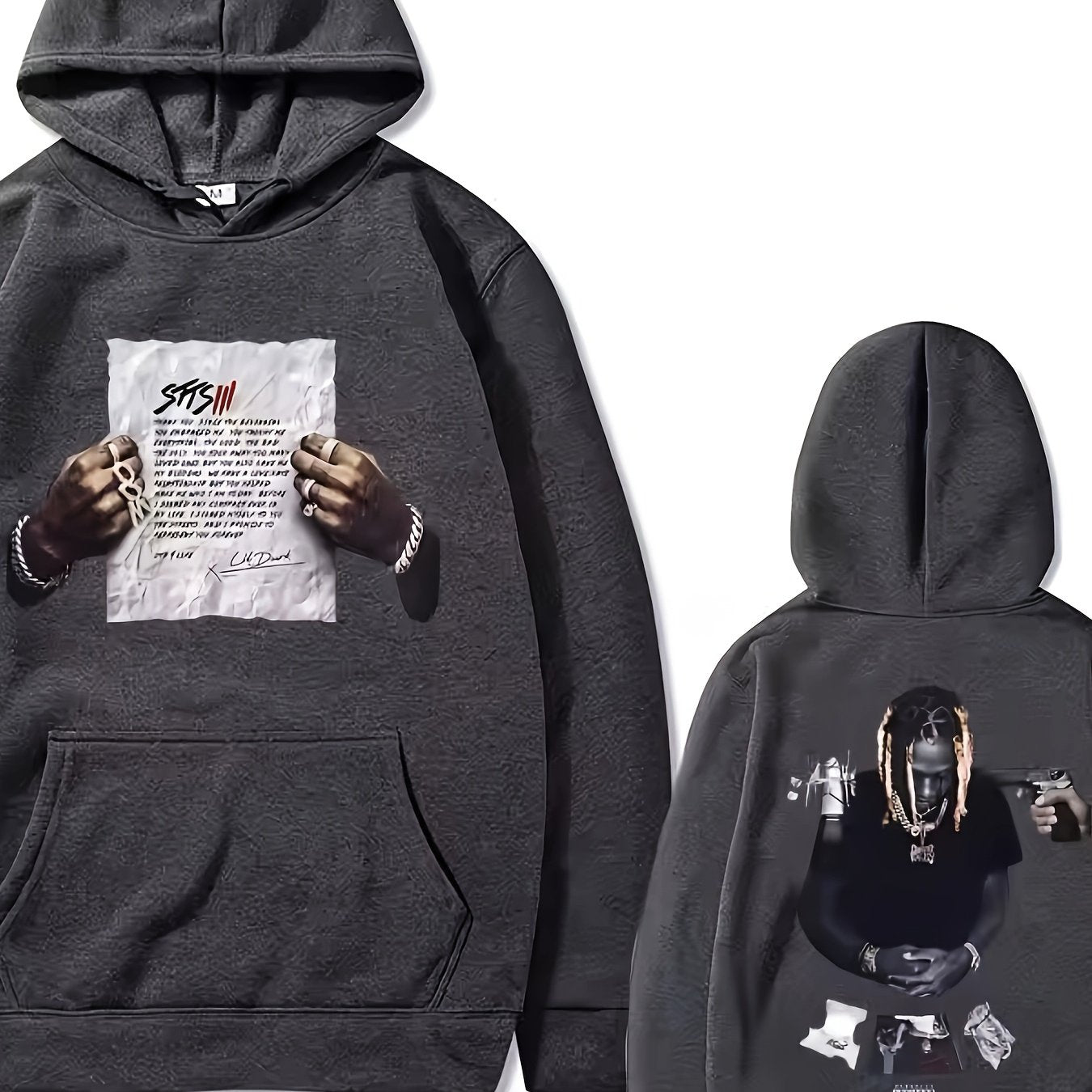 Lil Durk Social Distancing Graphic Hoodie