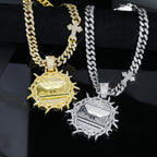 DATNEWDRIP Iced Out Thorned Last Supper Pendant