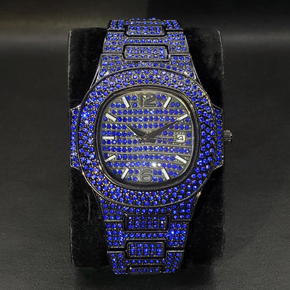 Iced Out Flex Your Hue Luxury Watch