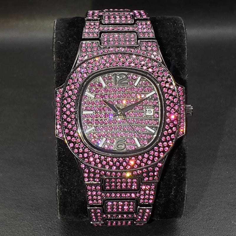 Iced Out Flex Your Hue Luxury Watch