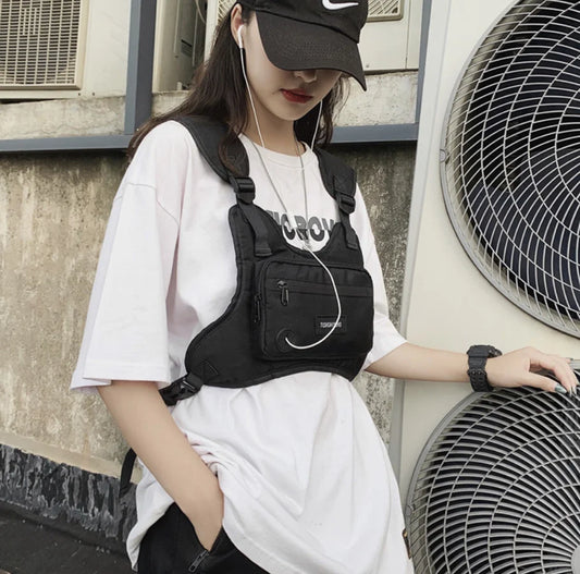 Hip Hop Streetwear Tactical Vest Bag