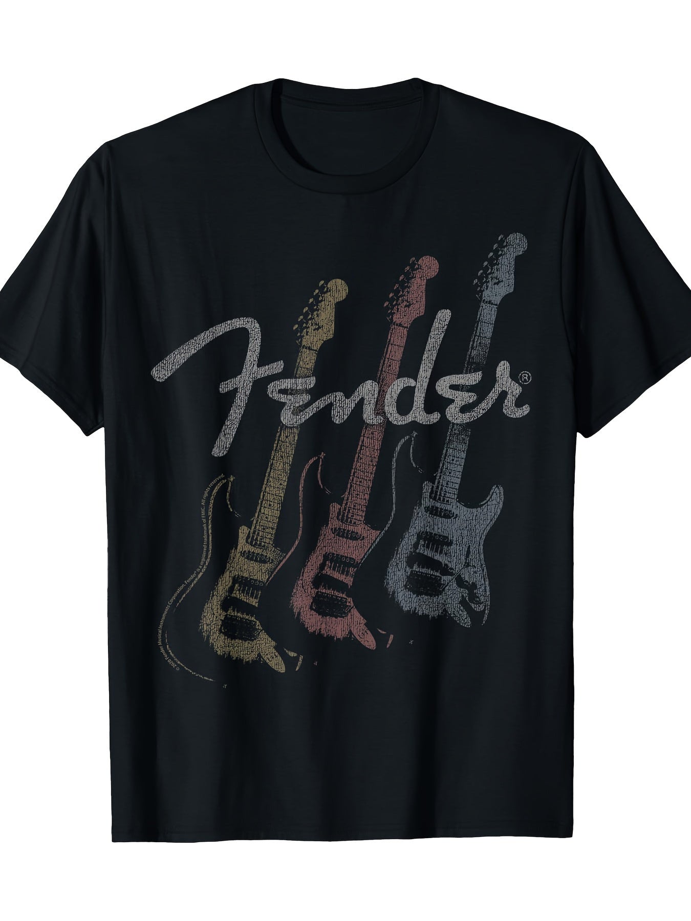 Stacked Guitar Faded T-shirt