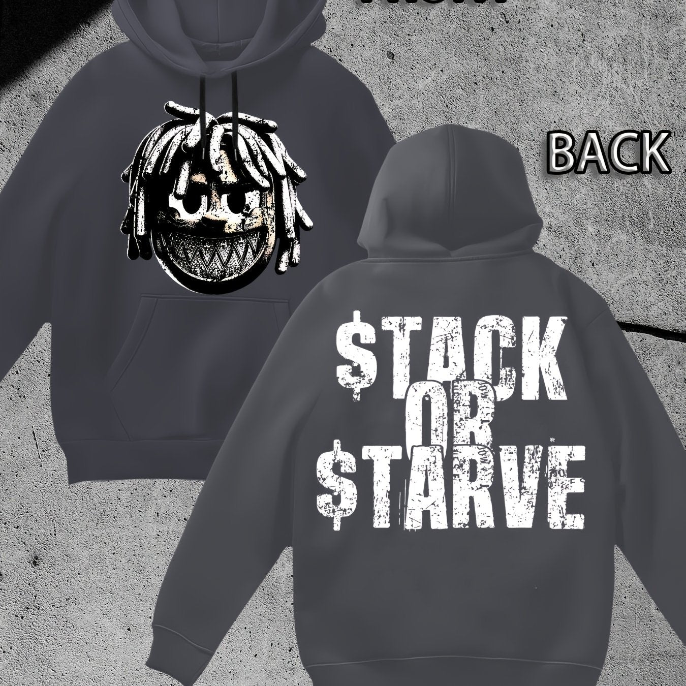 Stack Or Starve Classic Hoodie