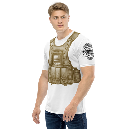 Men's Y2K tactical vest graphic tee by DATNEWDRIP featuring a bold design and comfortable fit