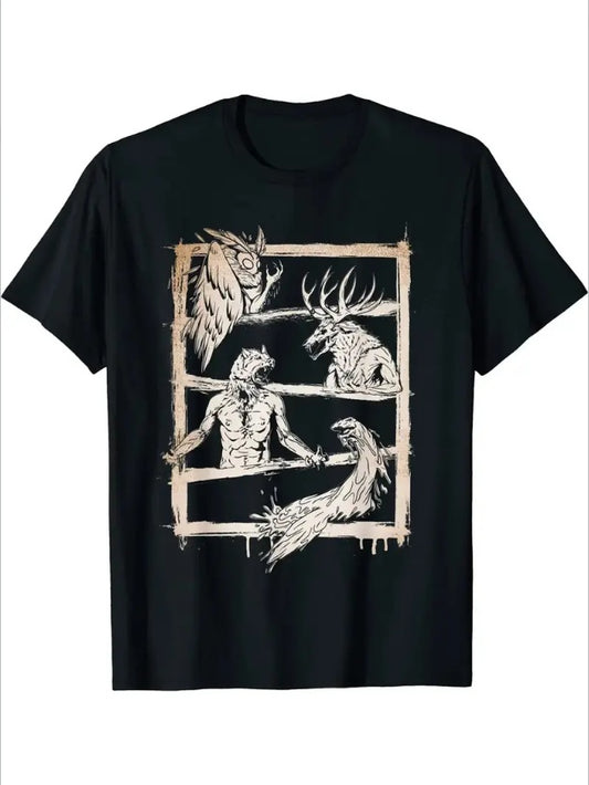 New Limited Cryptid Legends Mothman, Wendigo, Dogman, Lake Monster T-Shirt