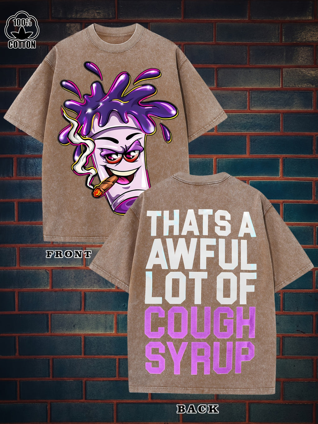 THATS AN AWFUL LOT OF COUGH SYRUP Rasta Cup Tee