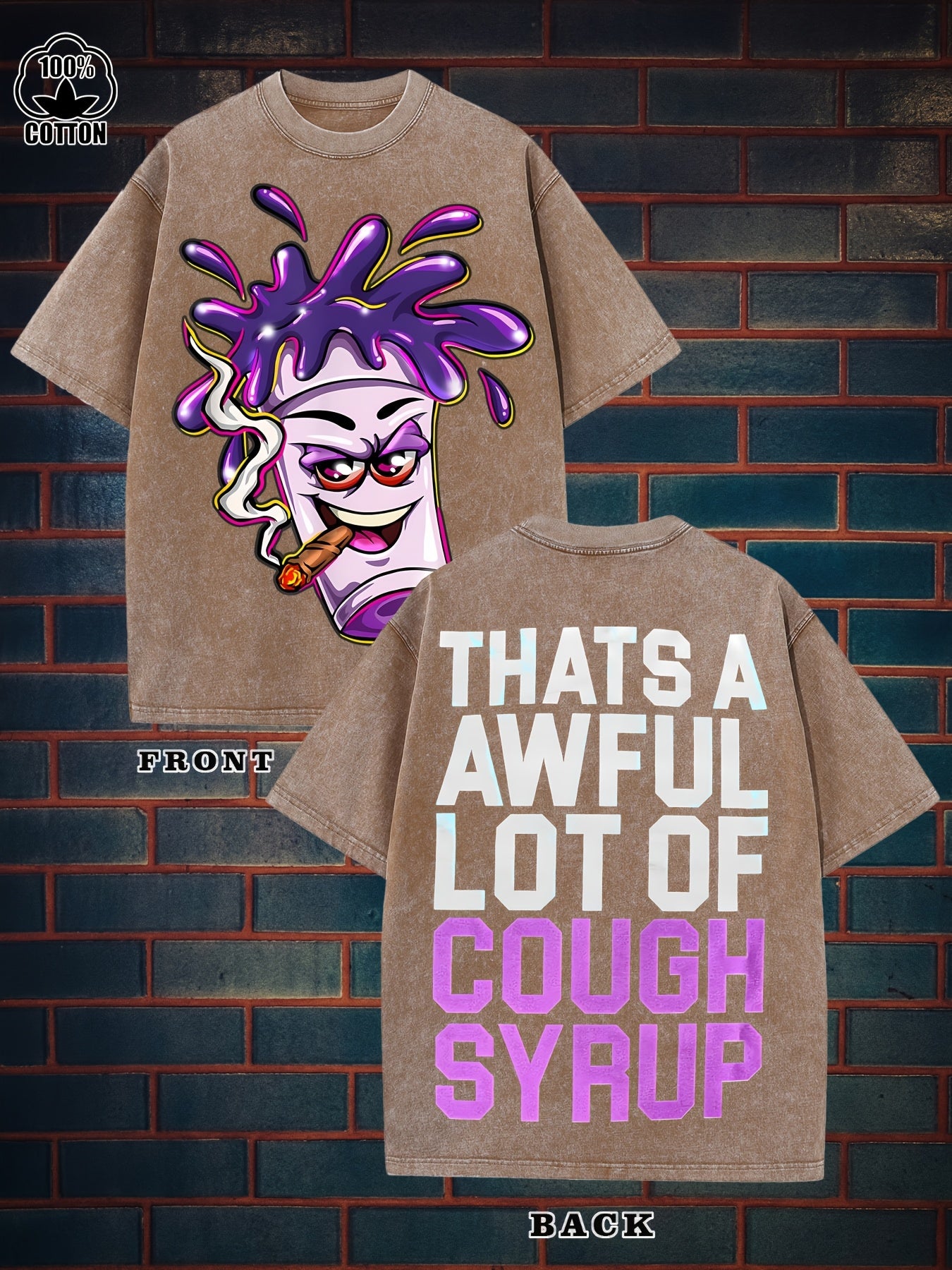 THATS AN AWFUL LOT OF COUGH SYRUP Rasta Cup Tee