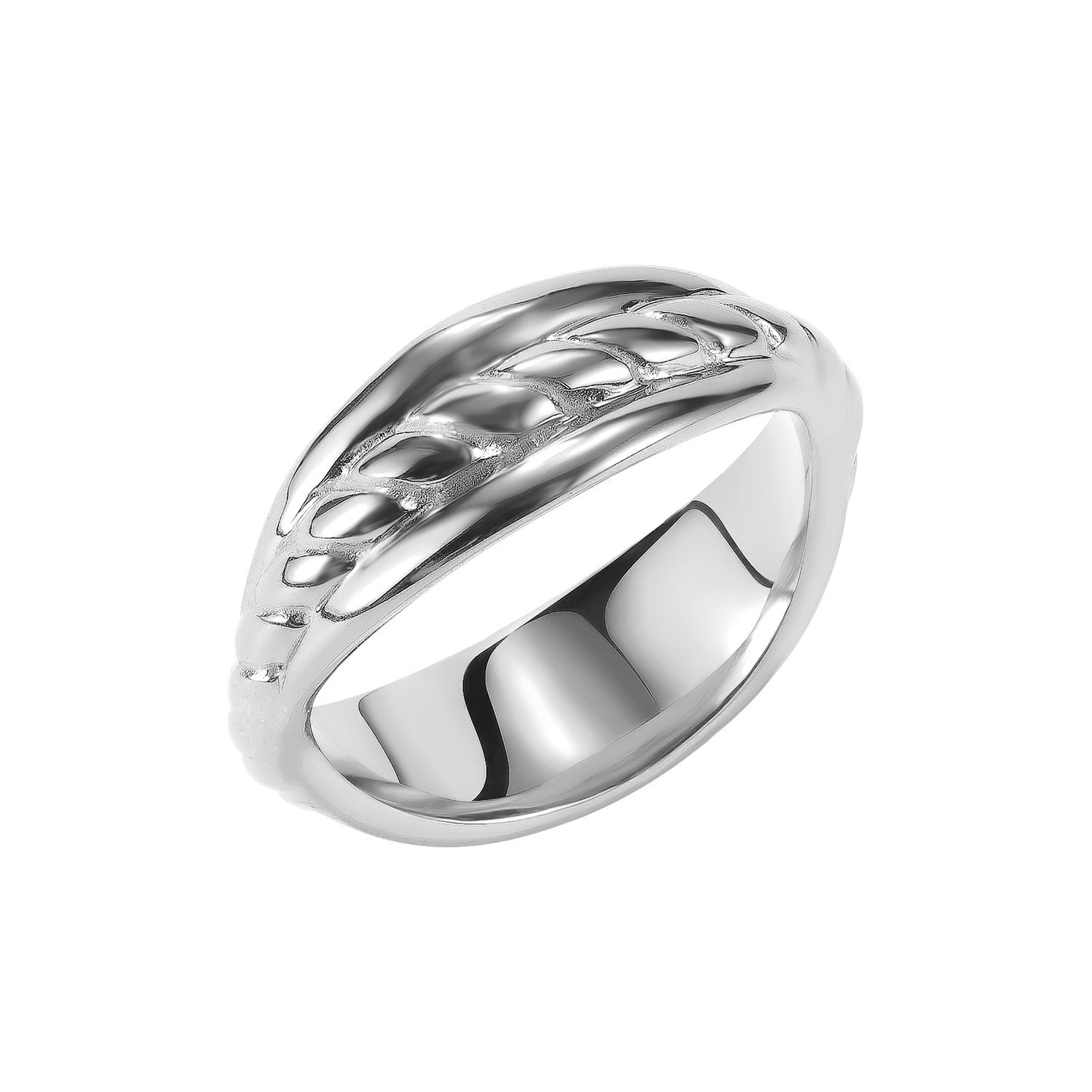 Trendy Man Street Hip Hop Punk Titanium Steel Ring