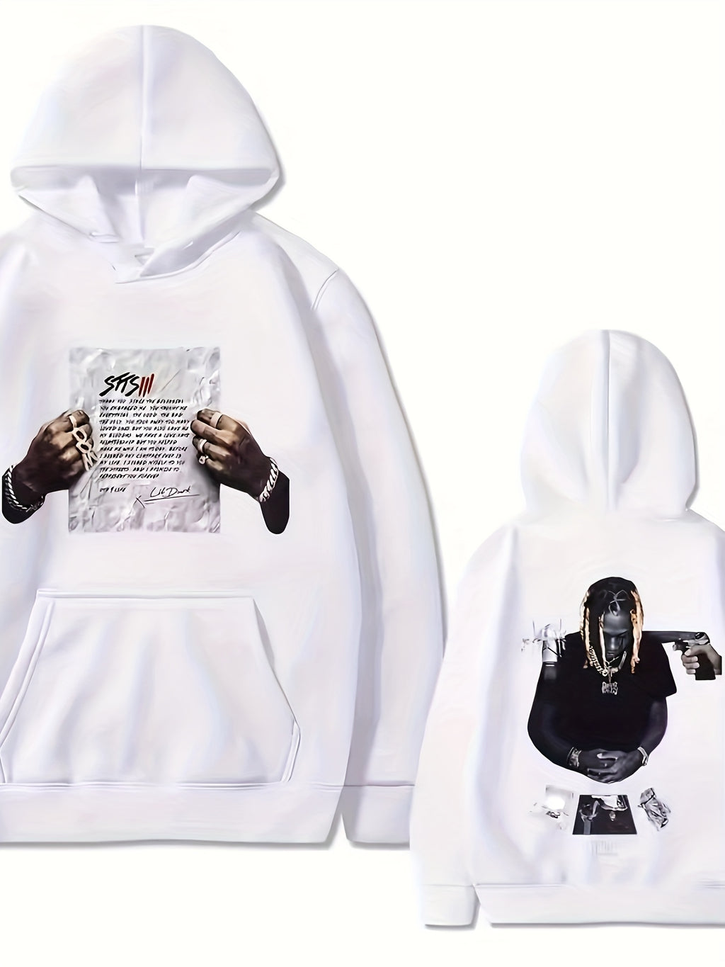 Lil Durk Social Distancing Graphic Hoodie