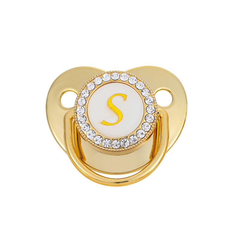 Baby Gold 26 Letter Soothing Pacifier