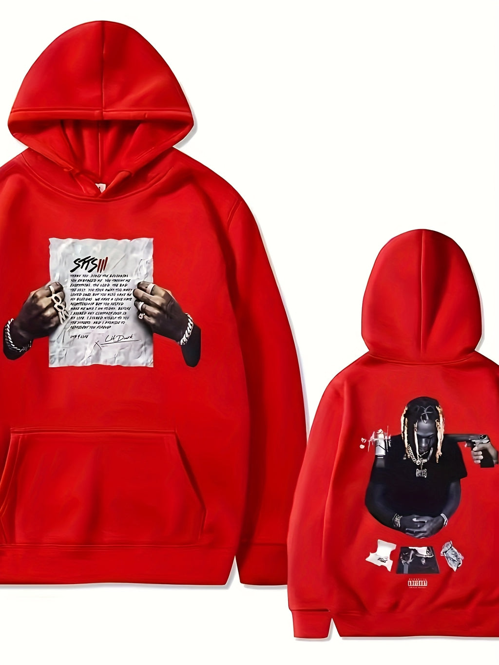 Lil Durk Social Distancing Graphic Hoodie
