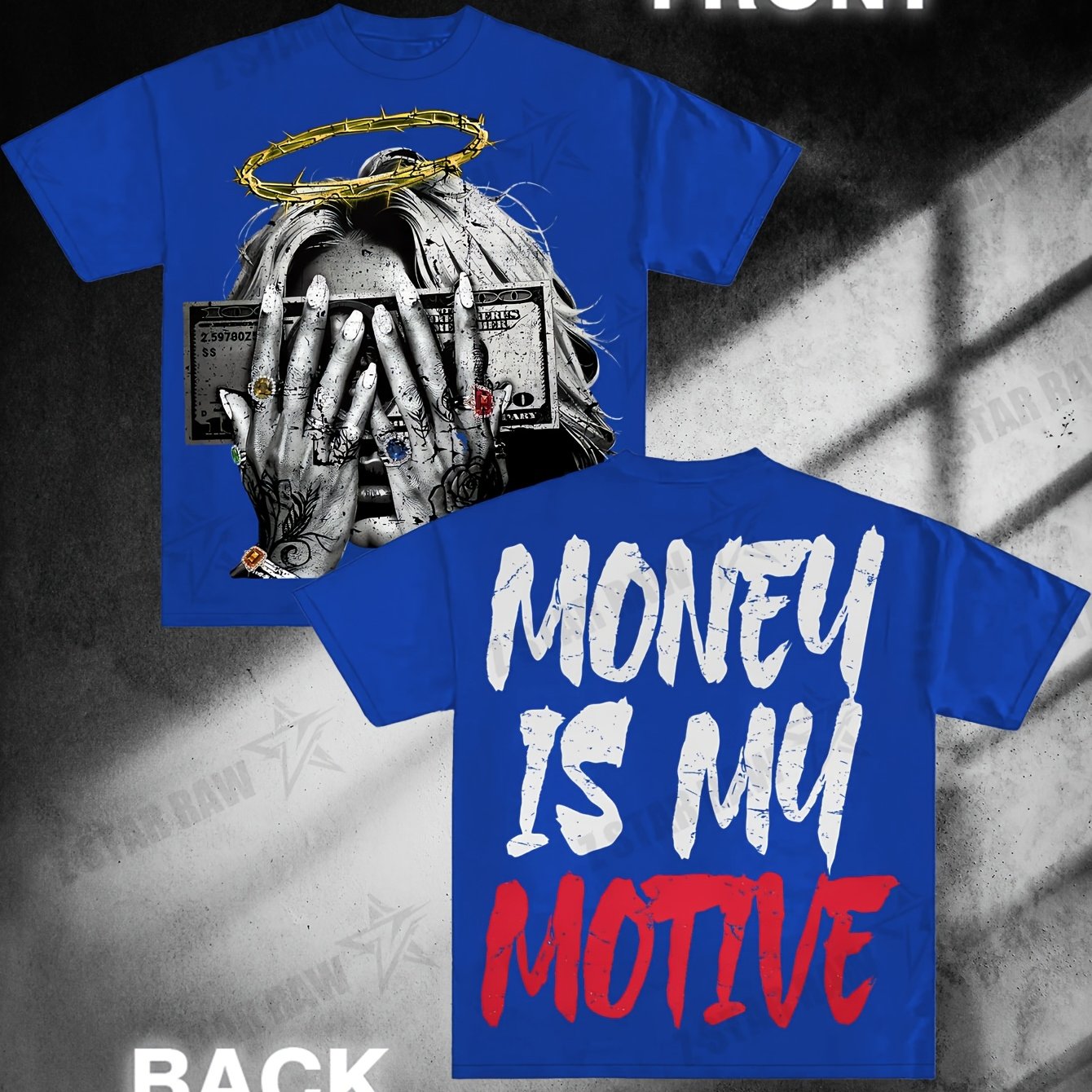 Money Is My Motive Angel Girl Tee