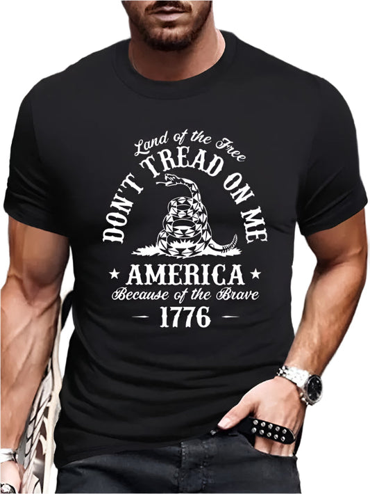 Dont Tread On Me T-Shirt - mens - DATNEWDRIP