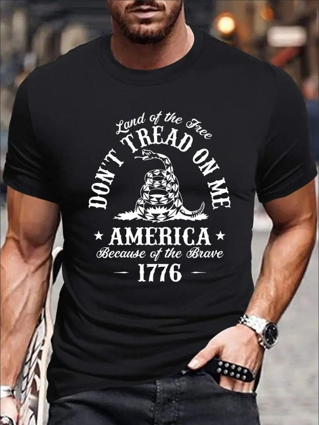 Dont Tread On Me T-Shirt - mens - DATNEWDRIP