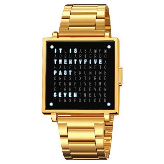 LED Square Electronic Watch