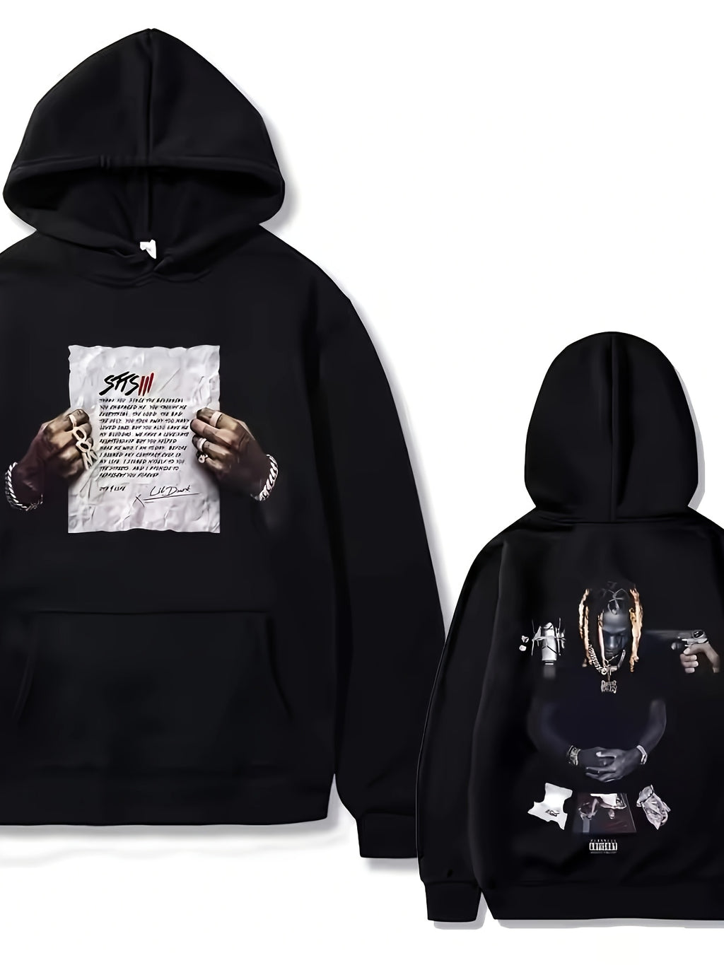 Lil Durk Social Distancing Graphic Hoodie