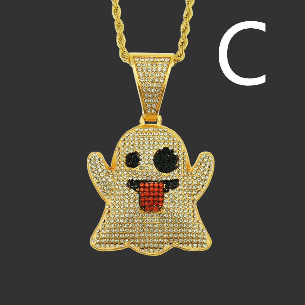 Hip Hop Men's Horror Pendant Necklace