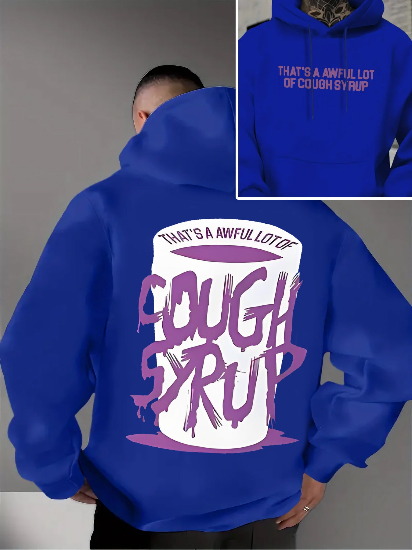 THATS A AWFUL LOT OF COUGH SYRUP Big Cup Hoodie