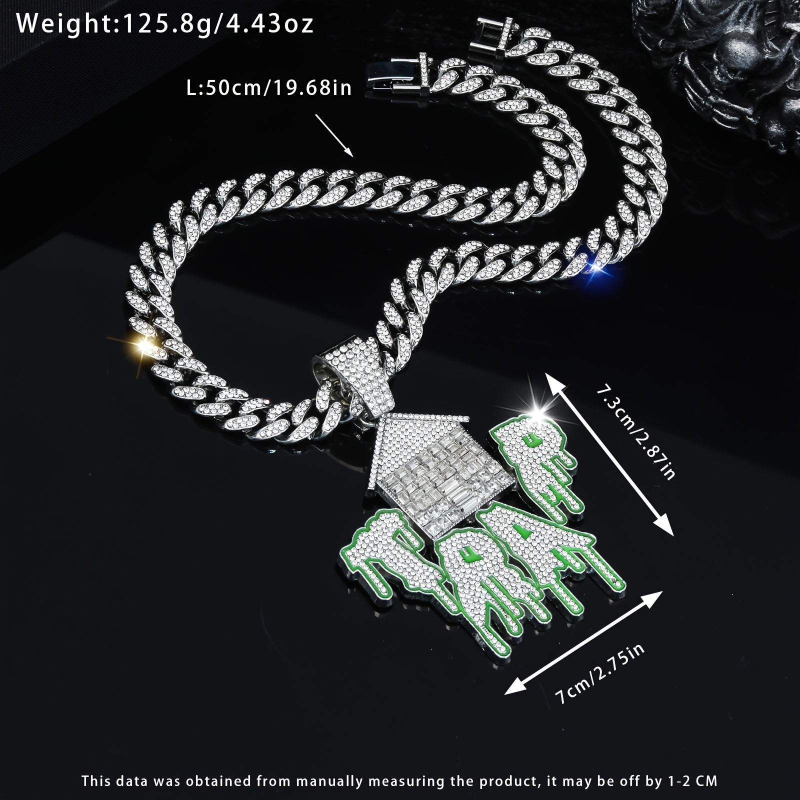 DATNEWDRIP Iced Out TRAP Pendant
