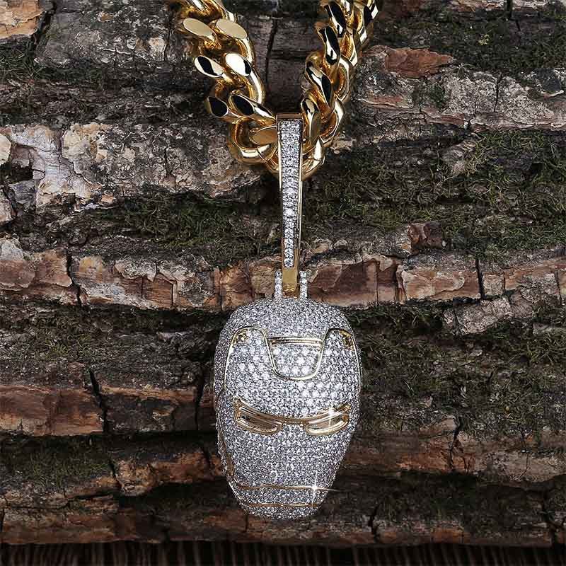 Cartoon Pendant Full Of Zirconium Hip Hop Necklace